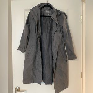 Eddie Bauer Medium Grey Rain Jacket